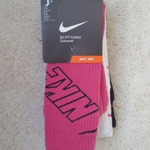 Nike 3 pack Crew Dri-Fit Cotton Socks